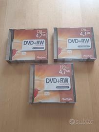 15 pz. DVD+RW 4x "Auchan" 120 Min. 4,7 gb nuovi