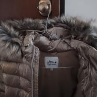 piumino con cappuccio bambina tg 11/12
