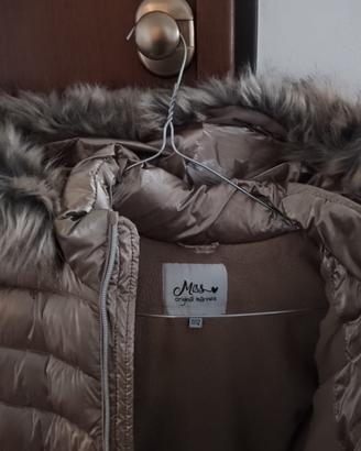 piumino con cappuccio bambina tg 11/12