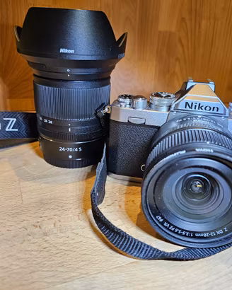 Kit Nikon Z fc + 12-28mm + 24-70mm f/4 S + FTZ