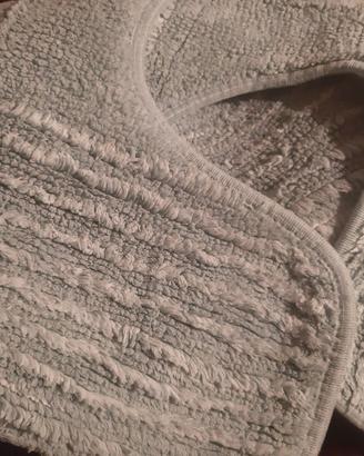 Tris tappeti bagno cotone