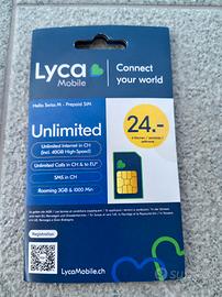 Carta Sim Lyca svizzera