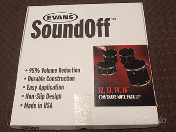Silenziatori batteria Evans Soundoff NUOVI