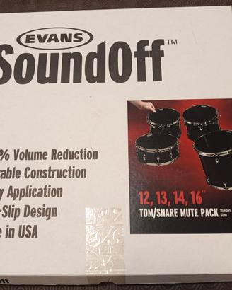 Silenziatori batteria Evans Soundoff NUOVI