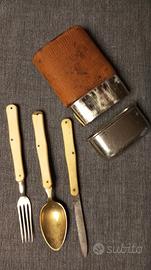 Set Posate pieghevole antiche 