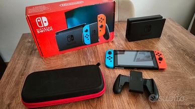 Nintendo Switch  V2 Blu/Rosso