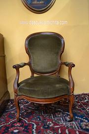 Antica poltrona francese stile Luigi Filippo