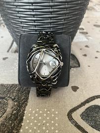 Orologio stile gotico y2k vintage in acciaio