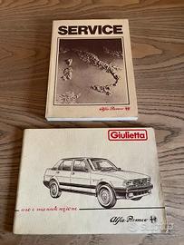 Libretto uso e manutenzione Alfa Romeo Giulietta