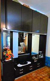 soggiorno porta televisione vintage modernariato