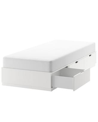 letto singolo IKEA NORDLI 90x200 con materasso