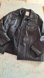 giacca uomo in pelle tg 52 
