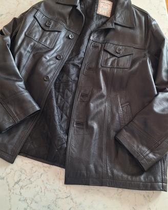 giacca uomo in pelle tg 52 