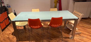 Tavolo calligaris +4 sedie