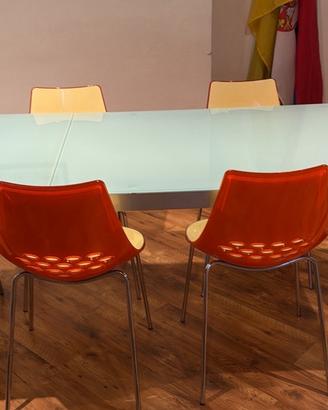 Tavolo calligaris +4 sedie