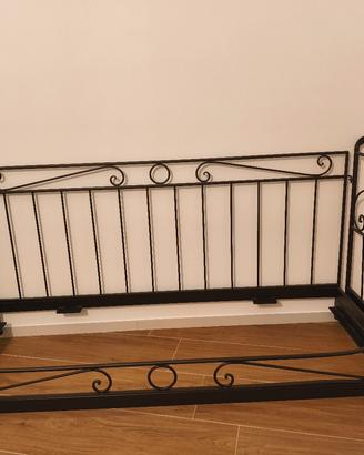 letto in ferro battuto artigianale