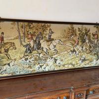 Grande arazzo da parete incorniciato – vintage