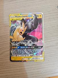 Pikachu e Zekrom Alleati Carta Pokemon 