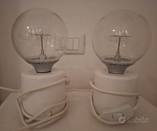 lampade da tavolo minimaliste con lampadina decora