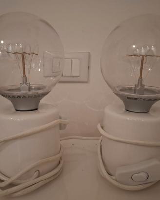lampade da tavolo minimaliste con lampadina decora