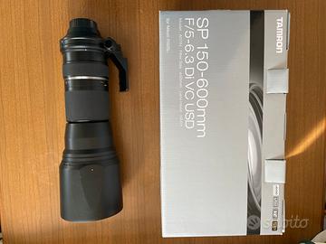 Tamron 150-600mm attacco nikon