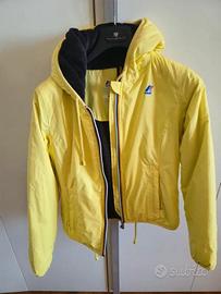 K-Way Giallo Originale - Interno in Pile Taglia XS