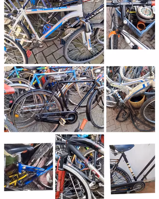 Bicicletta uomo classica MTB city bike 26" - 28"