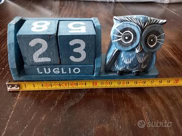 Calendario perpetuo in legno