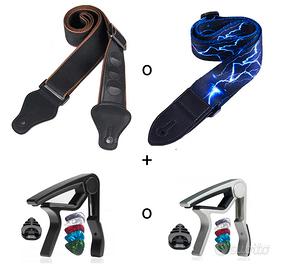 Tracolla Chitarra + Capotasto + Accessori