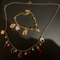 Collana e bracciale portafortuna