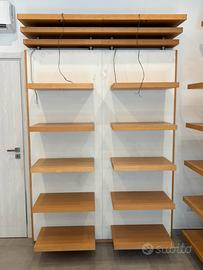 Parete Espositiva  con Luci LED Integrate