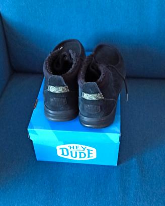 scarpe      hey dude invernali nero