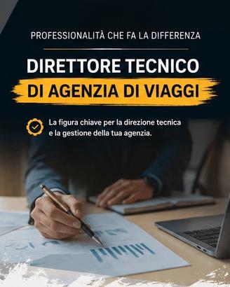 Direttore Tecnico Agenzia Viaggi