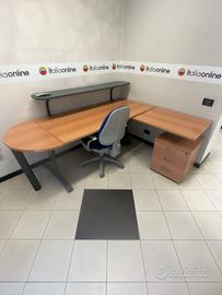 2 Scrivanie da ufficio operative con cassettiera