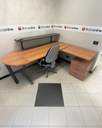 2 Scrivanie da ufficio operative con cassettiera