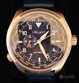 UBLAST Traveler UBTR47BU, 47mm, Miyota 8217 (blu)