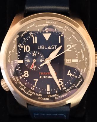 UBLAST Traveler UBTR47BU, 47mm, Miyota 8217 (blu)