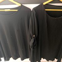 maglie plesse' e con Swarovski donna curvy 