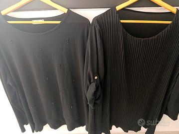 maglie plesse' e con Swarovski donna curvy 