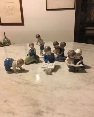 statuine Bing Grondahl e Royal Copenhagen