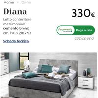 letto contenitore 