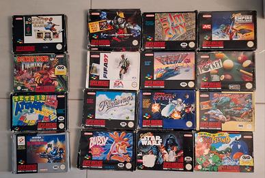 mega raccolta videogame snes super nintendo boxati
