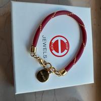 Bracciale  Hip Hop in silicone  e  oro