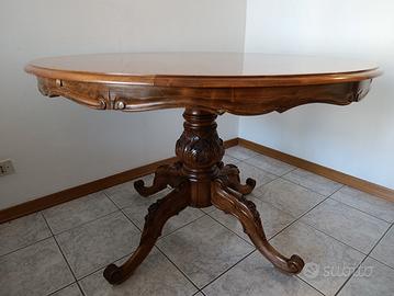 Tavolo rotondo legno massello 