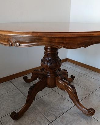 Tavolo rotondo legno massello 