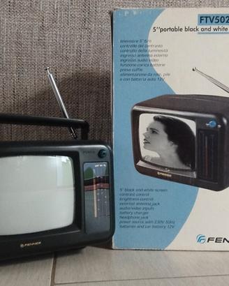 televisione portatile vintage 
