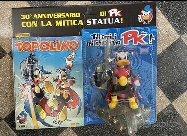 Topolino 3668 con gadget PK Paperinik statua
