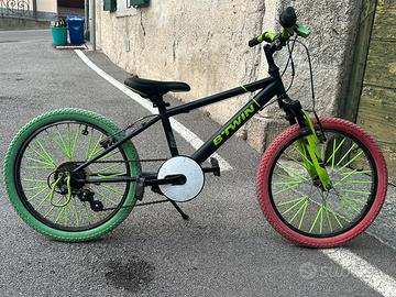 Bicicletta mtb btwin bambino/a 20 pollici
