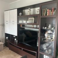 Mobile salotto a parete con vetrina 3 metri