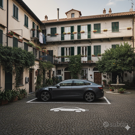 Posto auto con servizio di ricarica